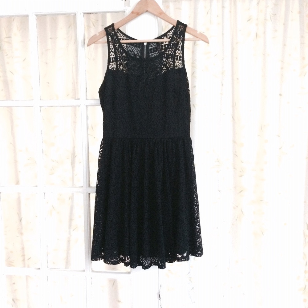 Black Lacey dress - like new