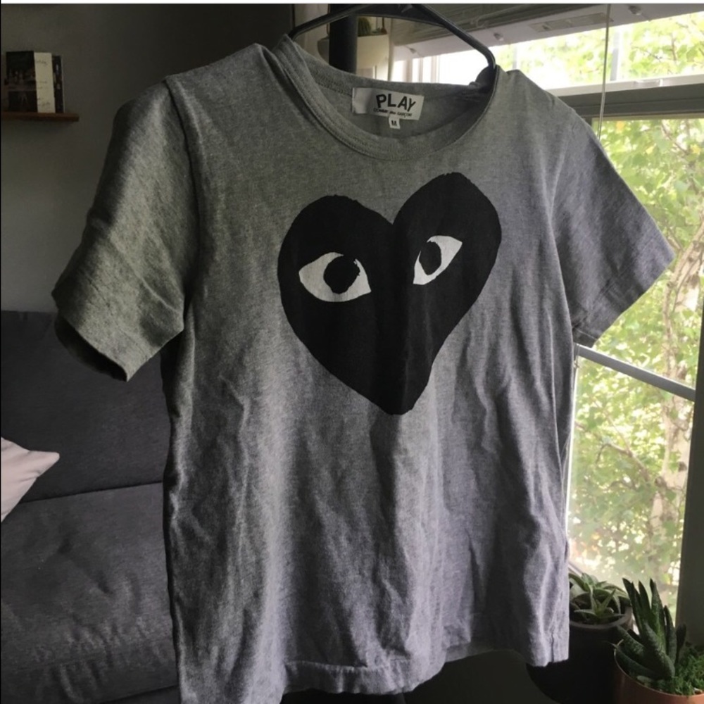 Comme des garçons play jcrew tshirt