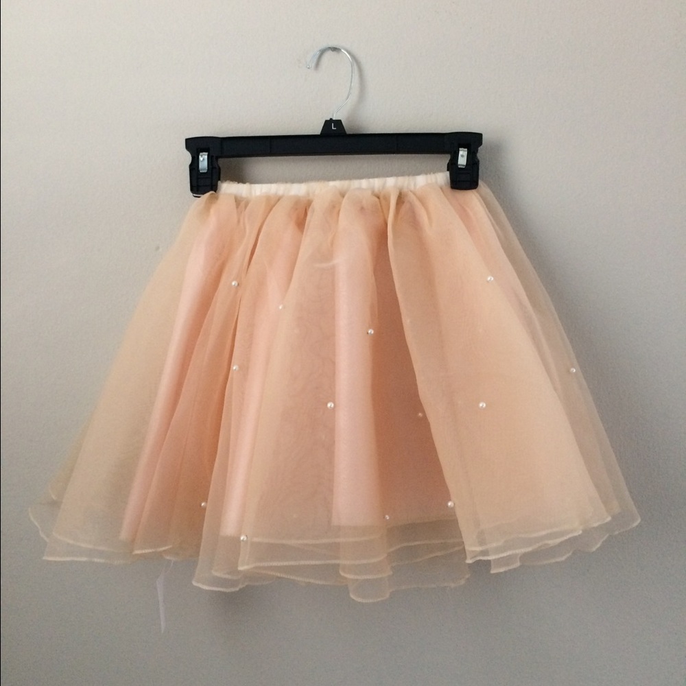 Peach Tutu Skirt