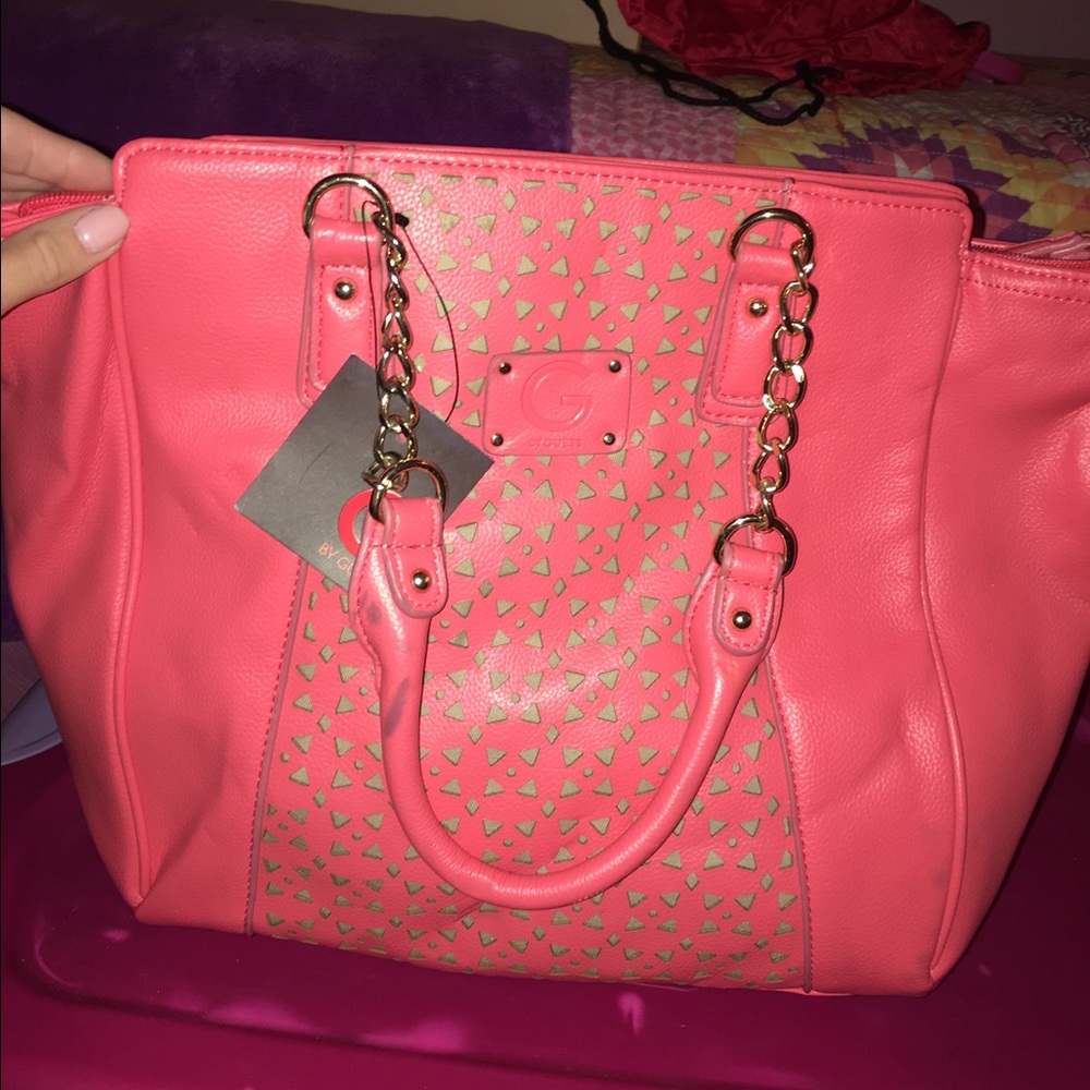 Pink G by Guess purse