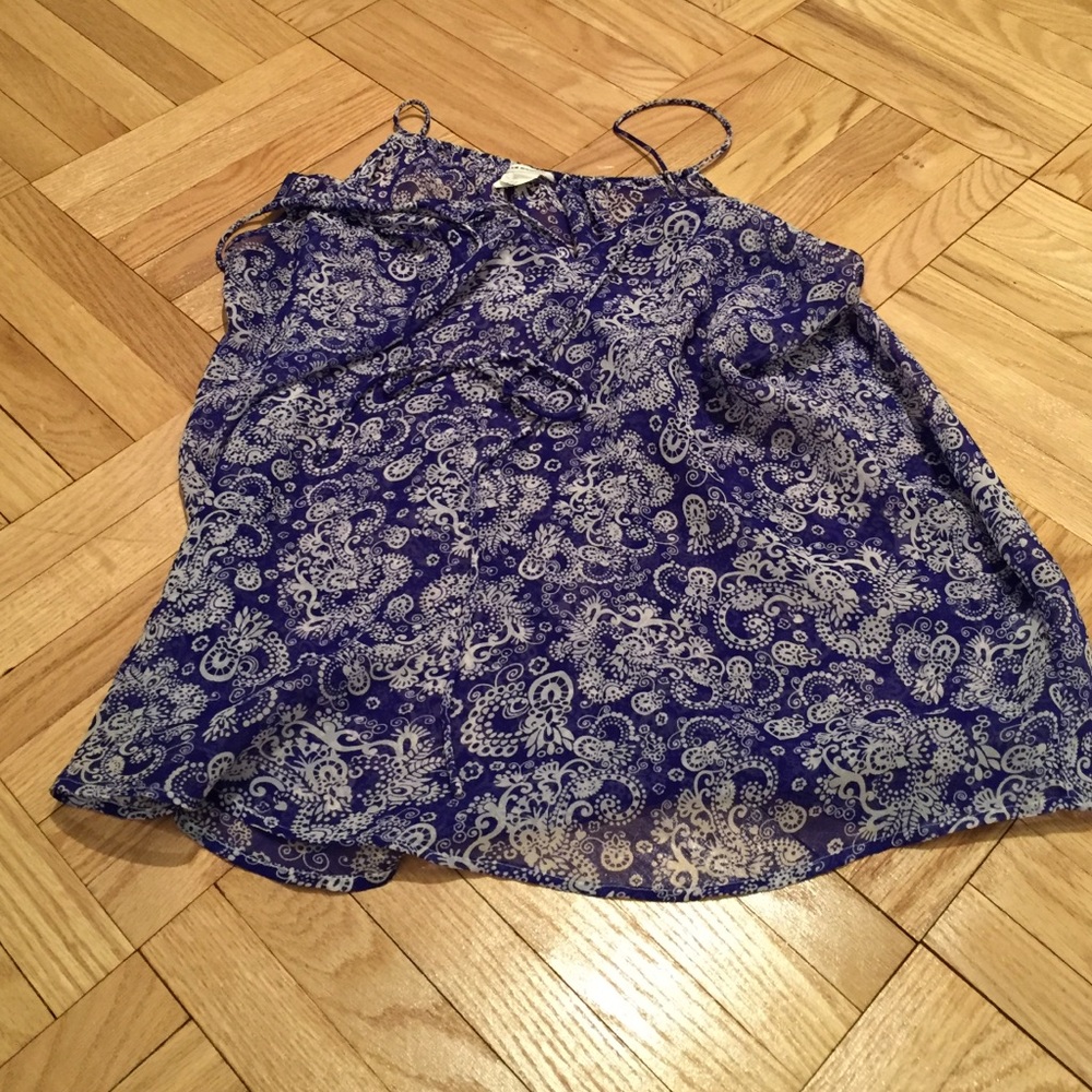 Club Monaco Paisley top