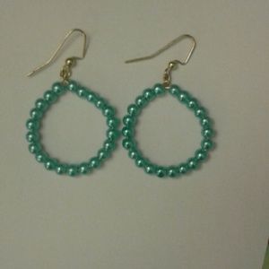 Baby blue earrings