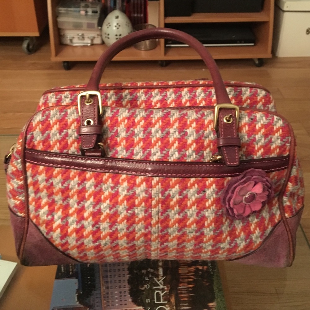 Coach houndstooth Handbag