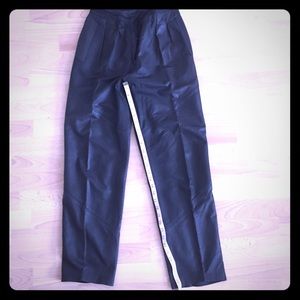 Black leather pants loose fit