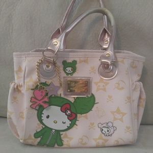 Tokidoki Hello Kitty Sandy Boston Bag RARE Pink