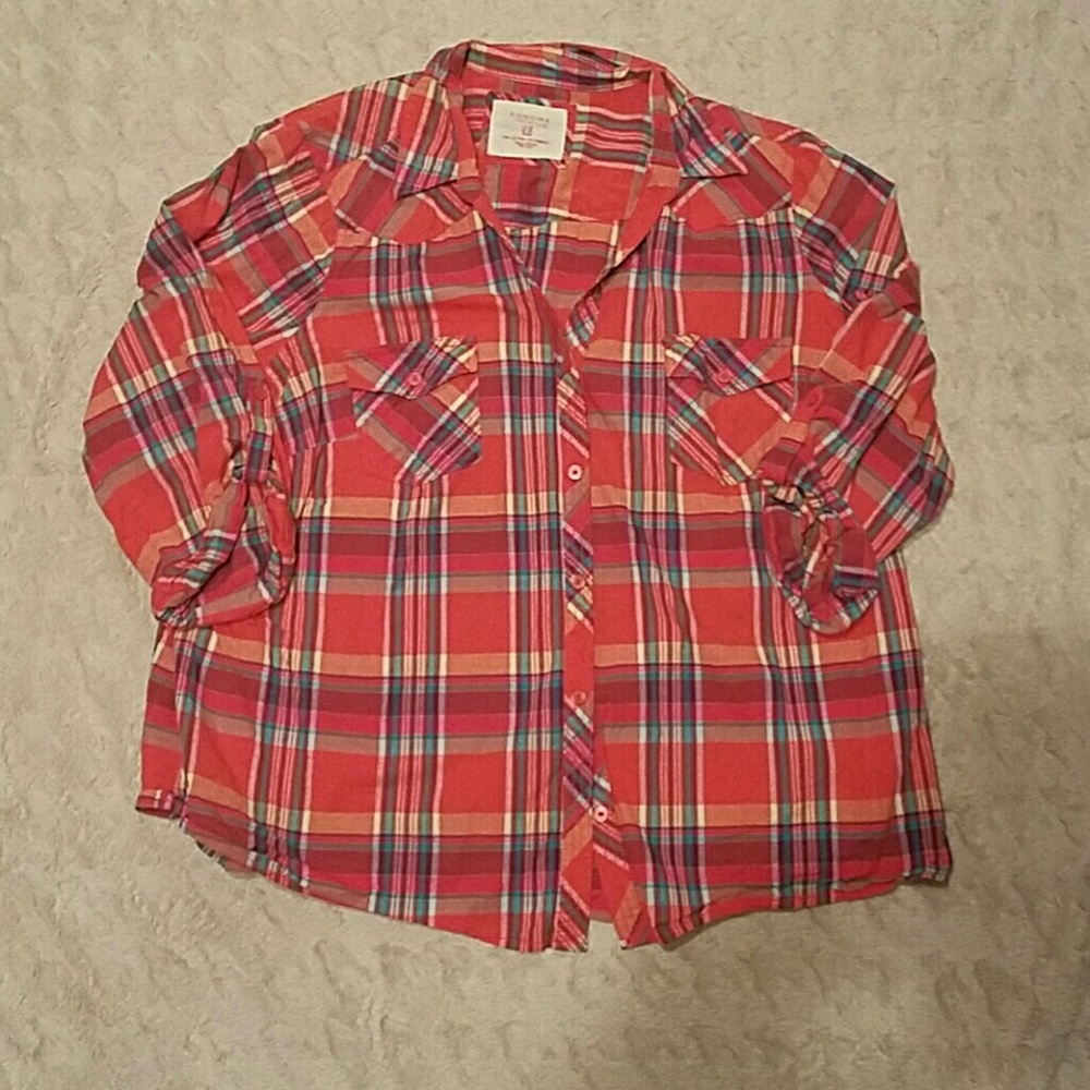 Plaid Button Down Shirt