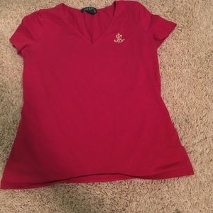 Red Short Sleeve Shirt