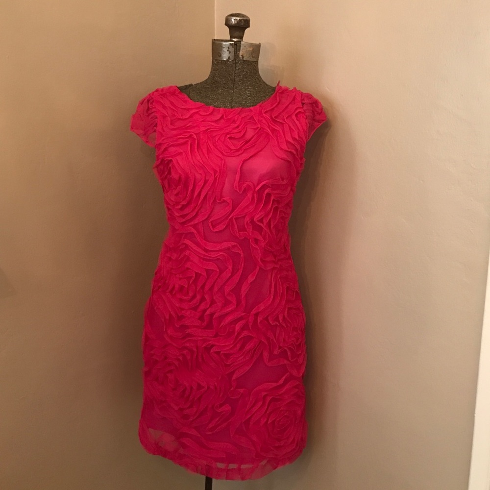 Pink Antonio Melani dress. No flaws. Worn once.