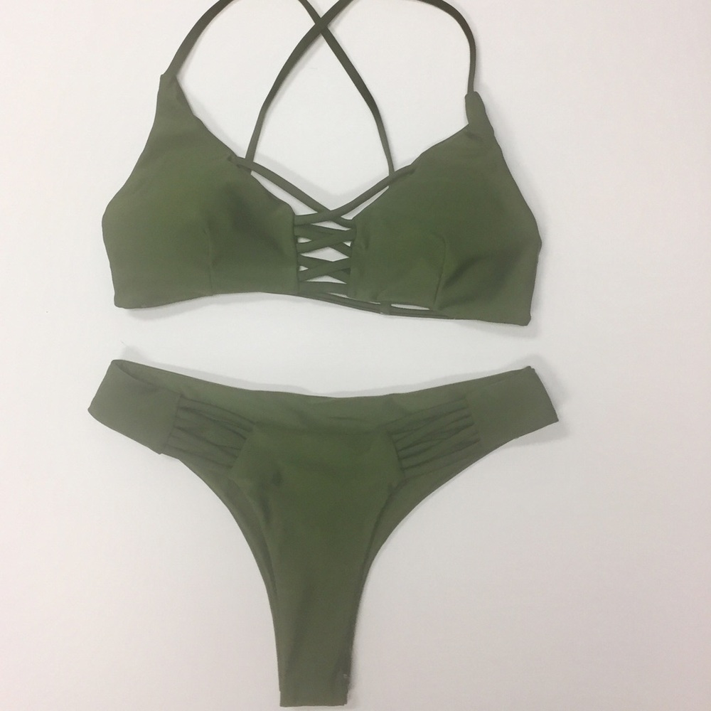 Green bikini sw199