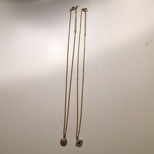 Evil eye layered necklace set from h&m.