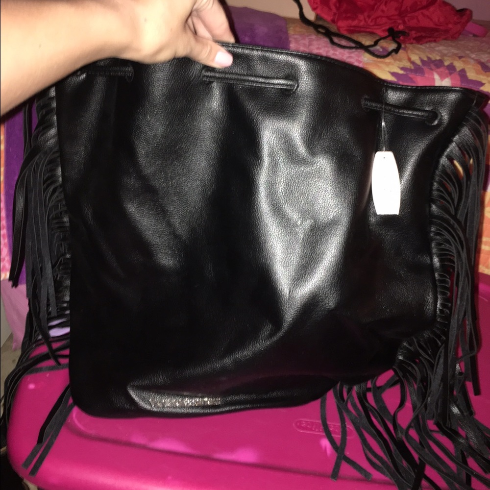 Victoria Secret leather backpack