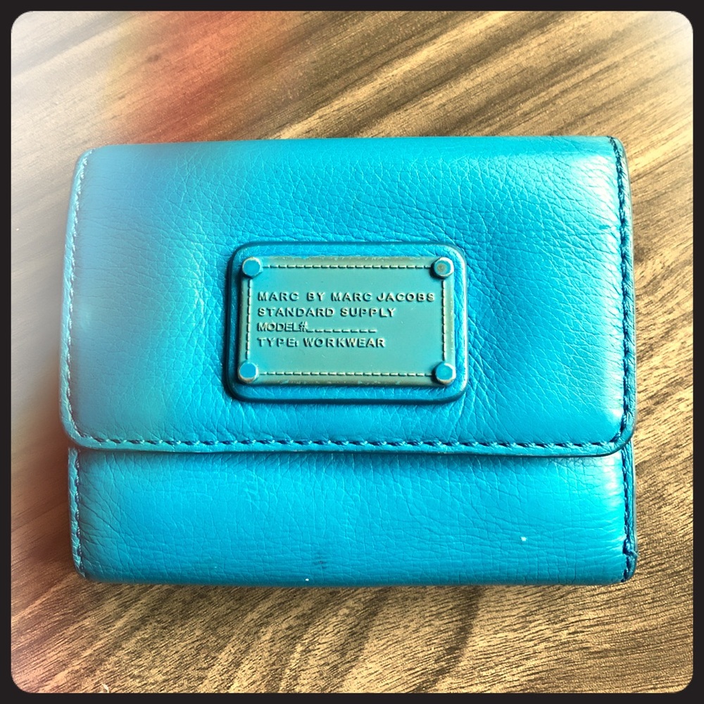 Marc by Marc Jacobs blue wallet