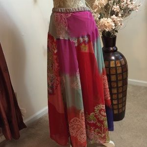 Long floral skirt used once only!