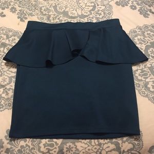 Peplum skirt