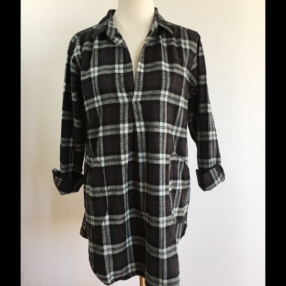 CP Shades Plaid Flannel Teton Tunic