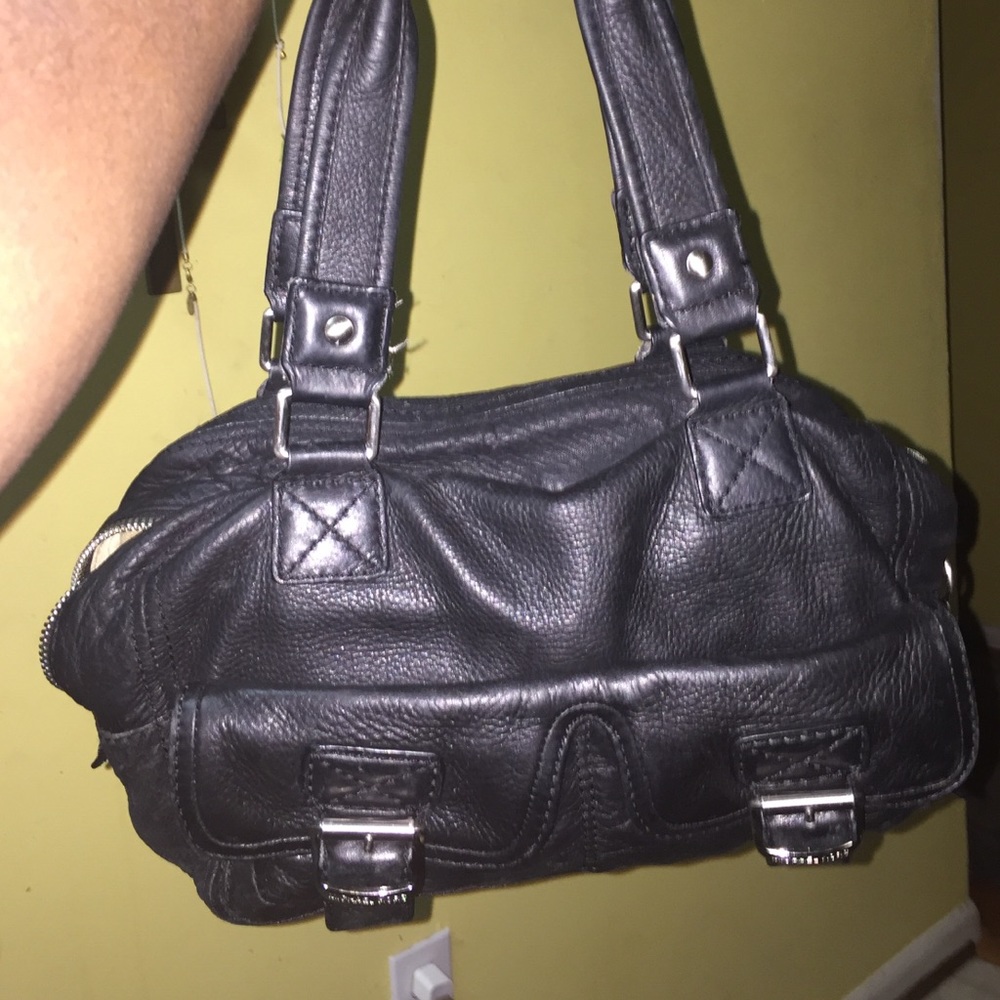 Black MK leather purse