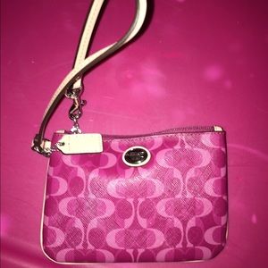 Coach wristlet
