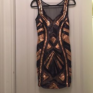 NOW ON SALE Bebe sparkly dress