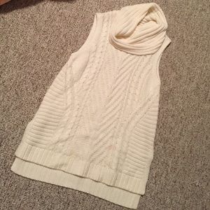 Tank Top Turtleneck Sweater