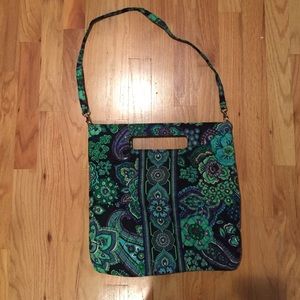 Vera Bradley laptop/crossbody tote