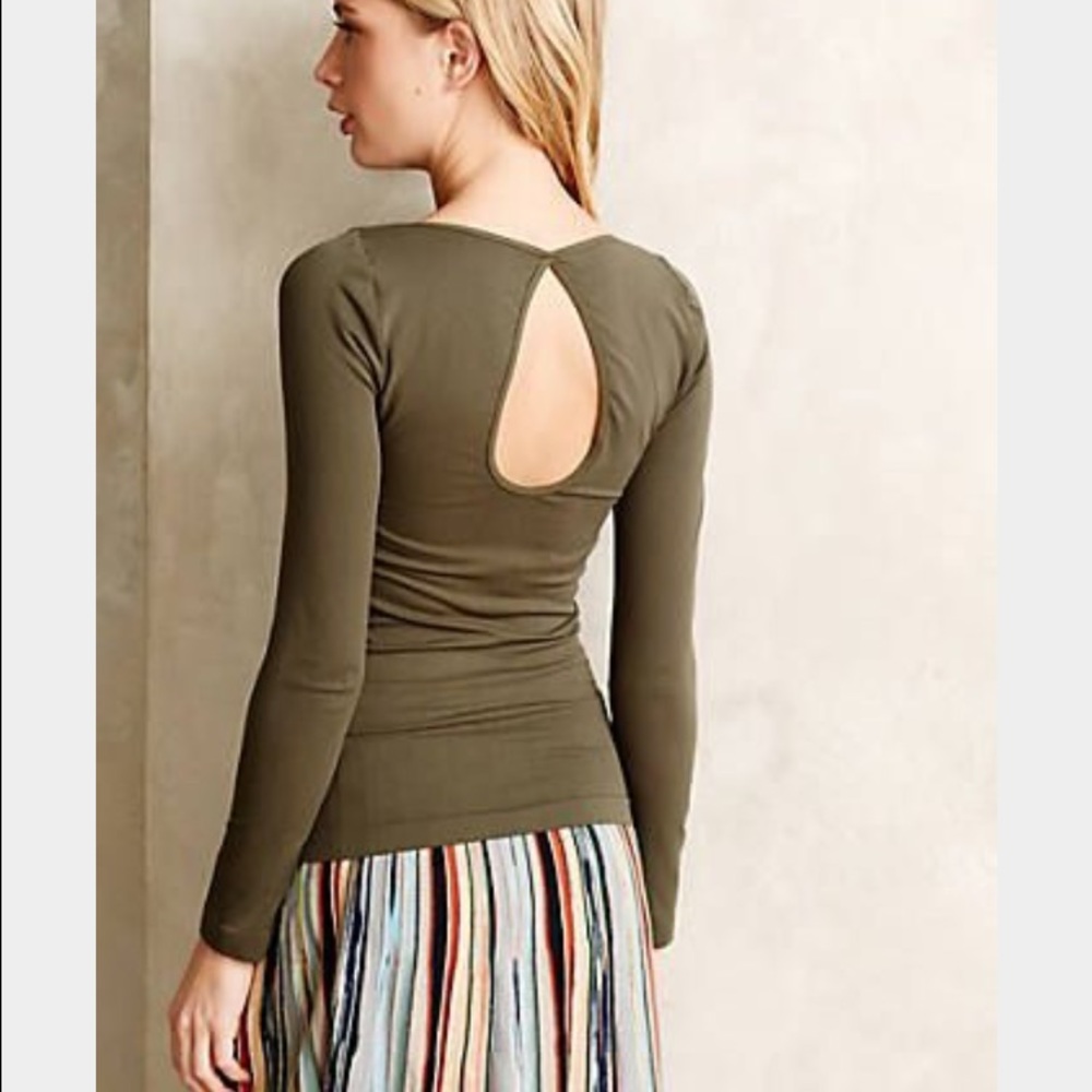 Anthropologie Camila Tee in Light Mauve
