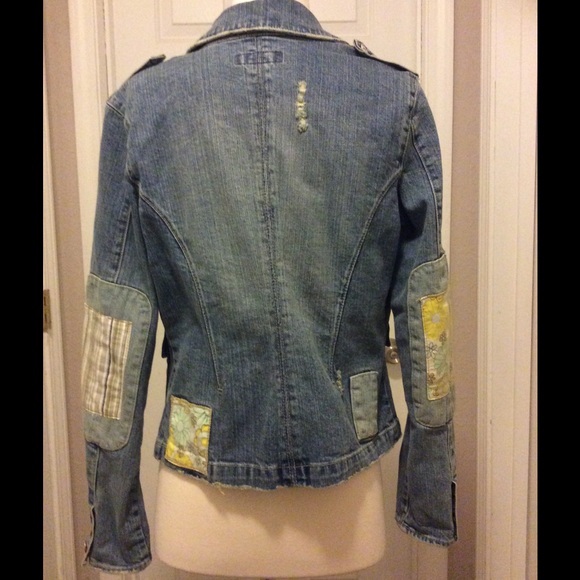 Plugg Jackets & Blazers - Plug Denim Patchwork Blazer - Med