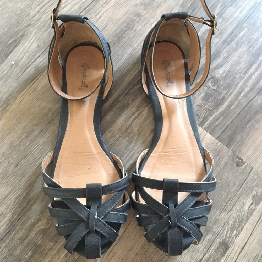 Black flats