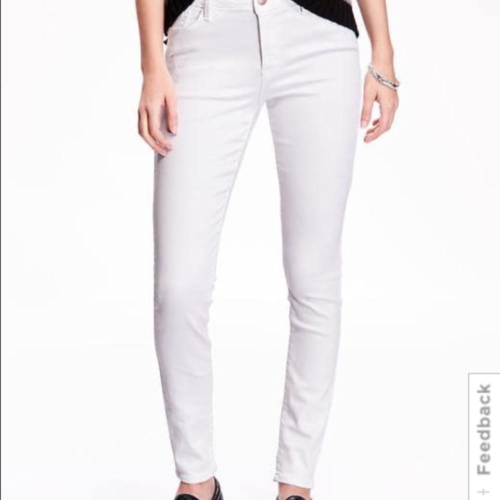 Old Navy Rockstar Jeans Sz. 2 white
