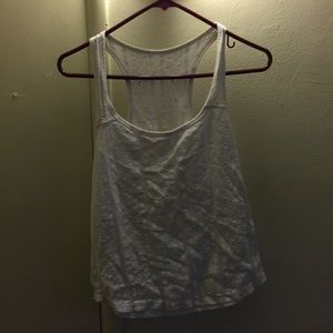 Hollister crochet tank top