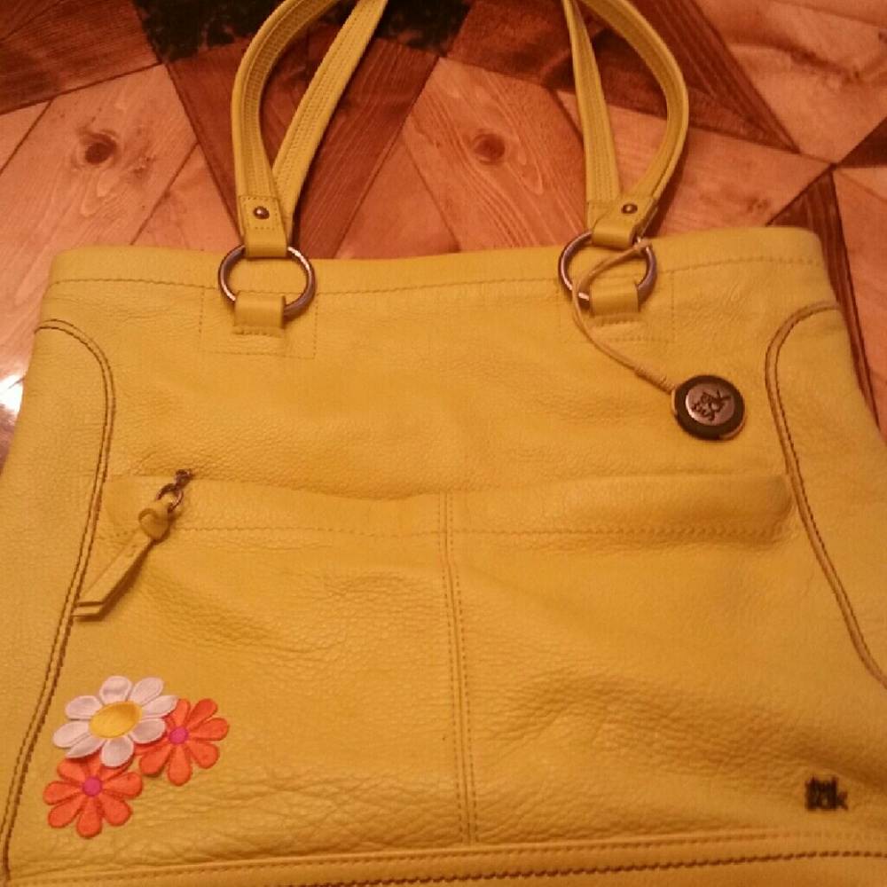 *SALE* The sak yellow leather bag