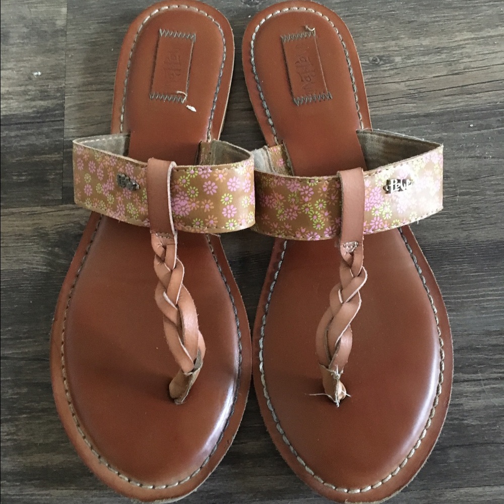 Sandals with braid strap