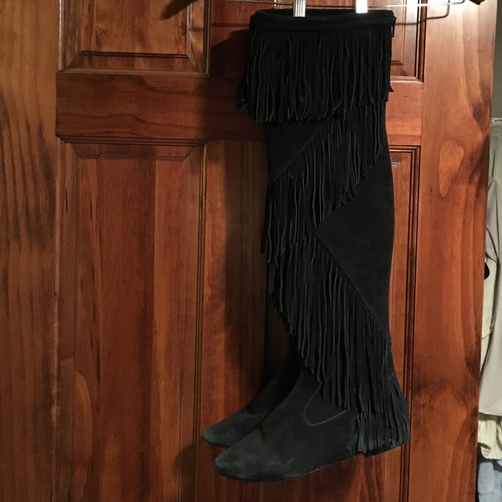 Sam Edelman OTK fringe boots