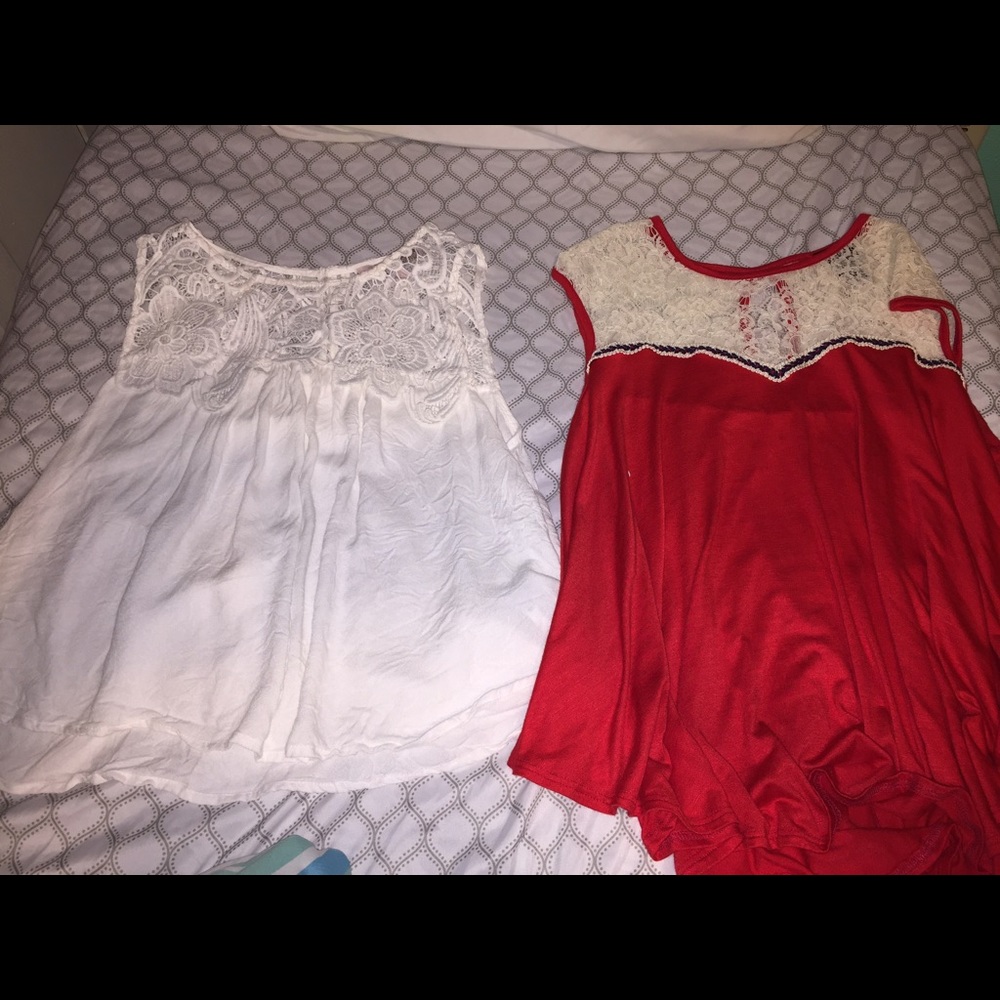 Charlotte russe and rue 21  flowy tanks