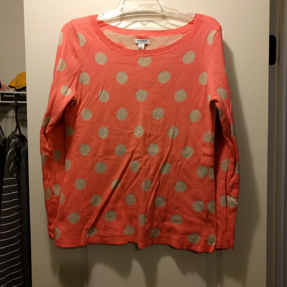 Polka dot sweater