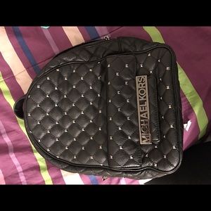 Michael Kors Black studded backpack