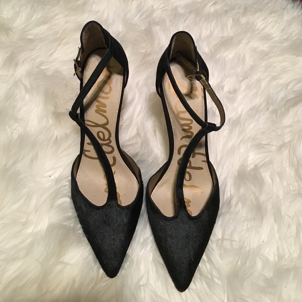 Calf hair pumps