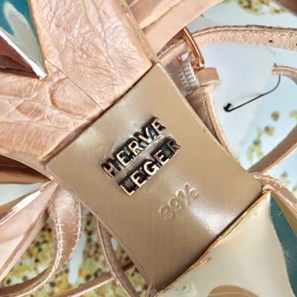 Hervé Legér Elle Platform Sandal - Picture 2 of 7