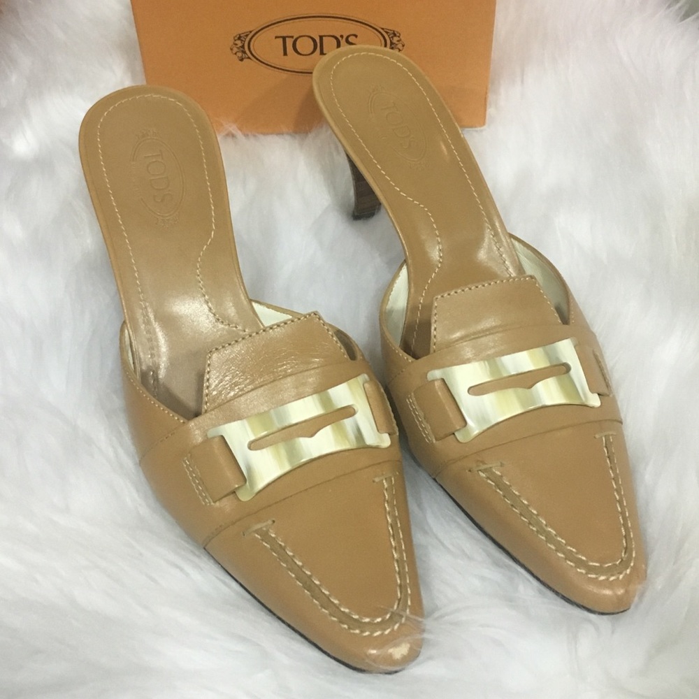 TOD'S - Sabot Masch. Corno Fondo Mules