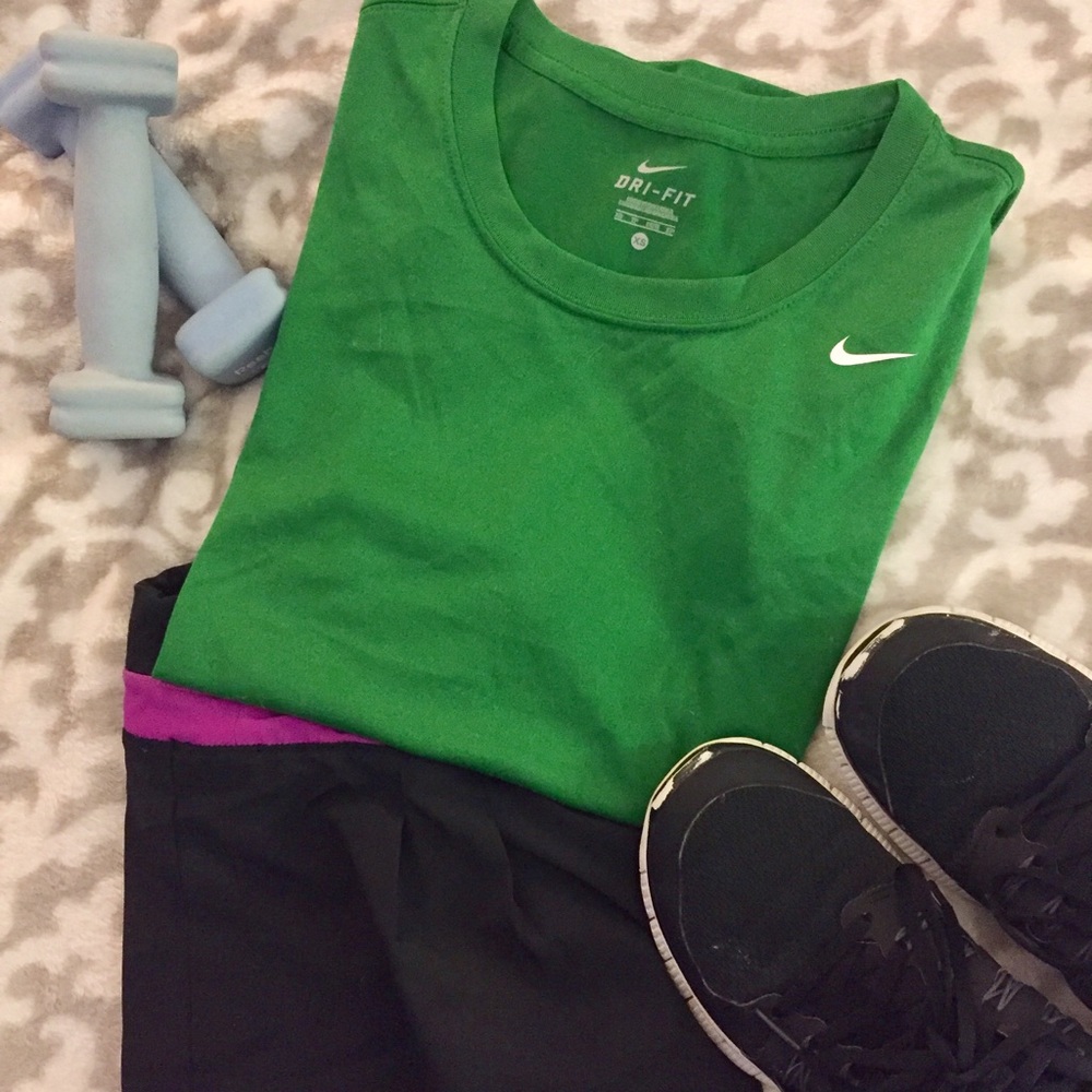 Nike Green Dri-Fit Tee