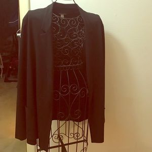 Ann Taylor Loft Black Blazer w/pockets