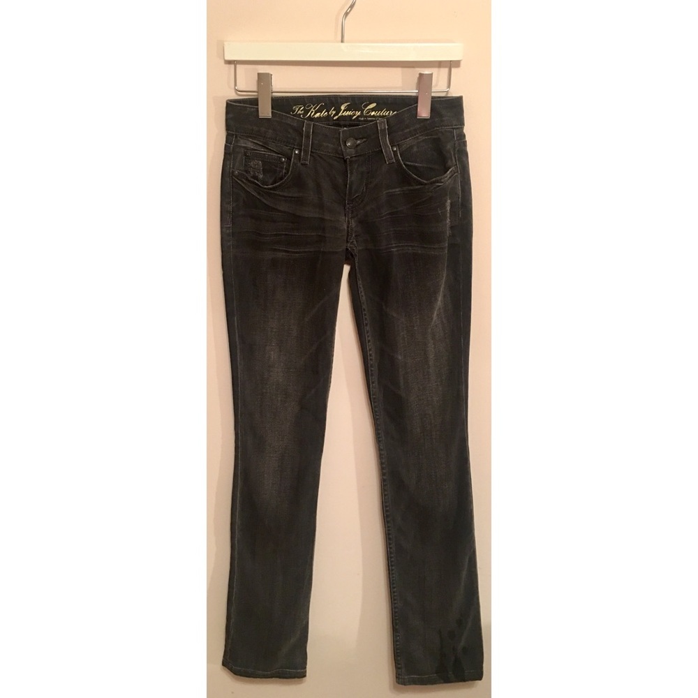 Juicy Couture Gray Straight Leg Jeans