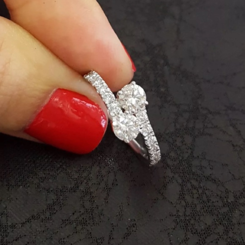 $3333 ⭐️1.00Ct Diamond Forever Us 14K Gold Ring - Picture 3 of 4