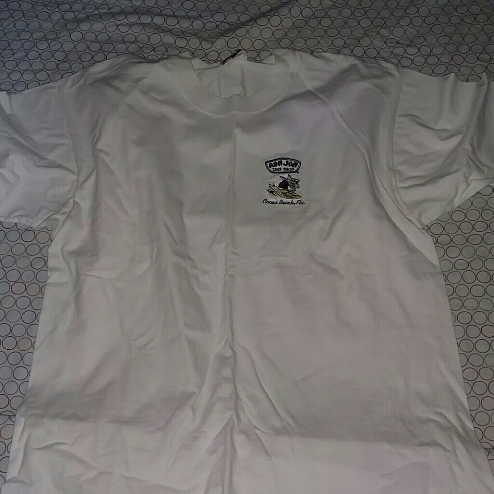 White t shirt ron jon