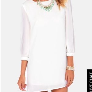 *NWOT* Lulu's Ivory Shift Dress