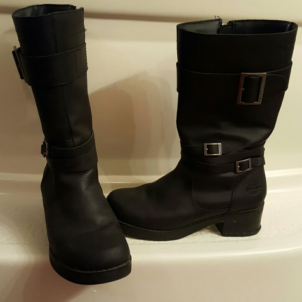 Harley Davidson riding boots 8M
