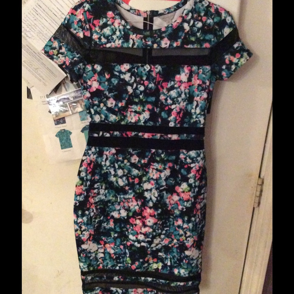 A Flowered dress that goes down to your knees