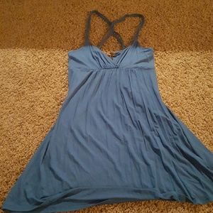 electric blue dress