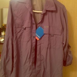 Gray Mens Collar Top