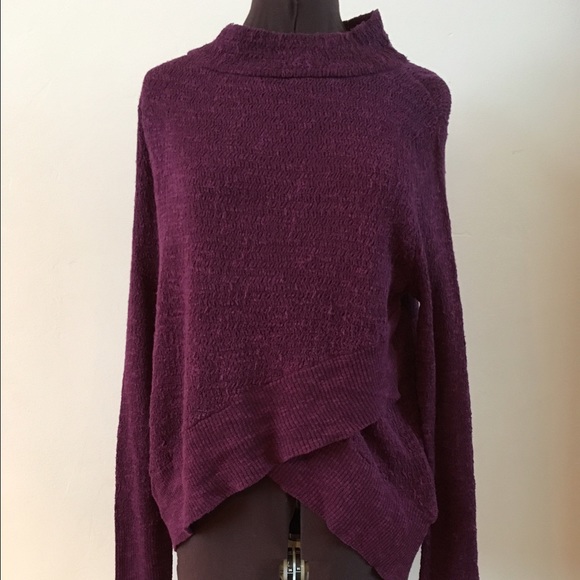 ❤️SOLD❤️ NWT FREE PEOPLE CROSSOVER SWEATER - Picture 2 of 4