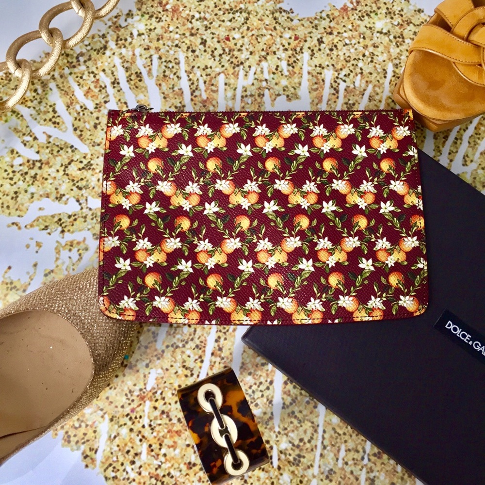 Dolce & Gabbana Mini Orange Blossom Clutch